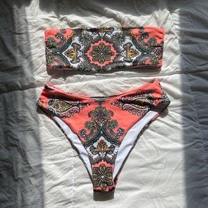 High waisted bikini set never worn